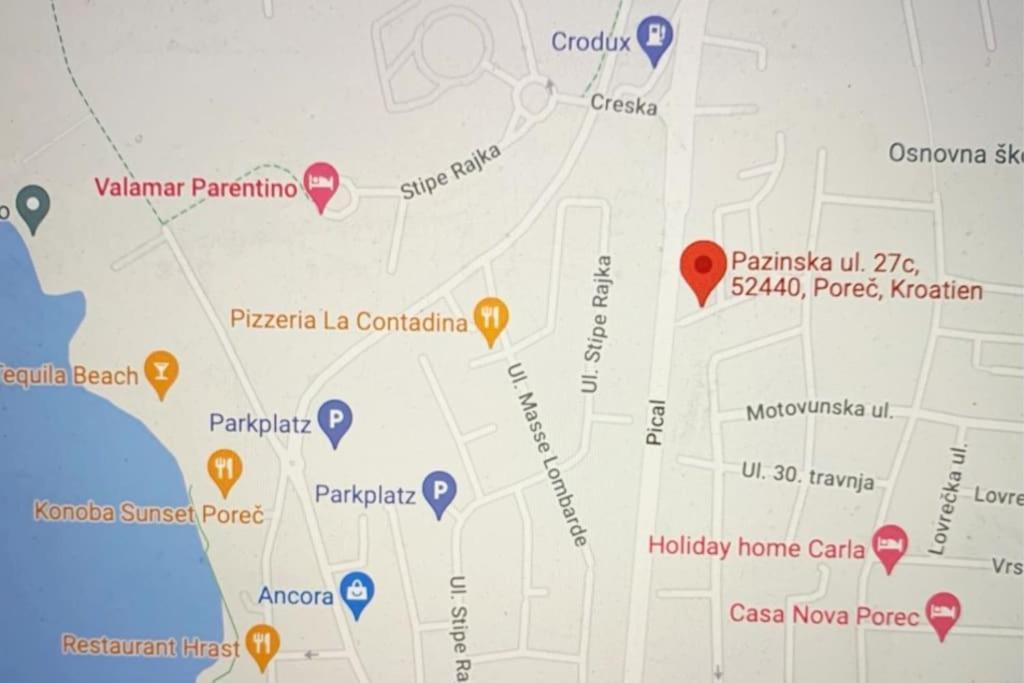 Porec, Tolle 3 Zi-Whg, Sehr Zentral, Top Zustand! Mit Internet Und W-Lan! Zewnętrze zdjęcie